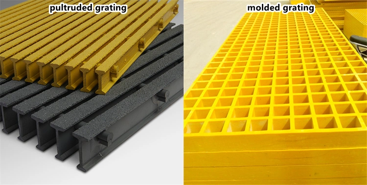 Composite Panels Walkway Grating Anti Slip Molded Fiberglass FRP Grating