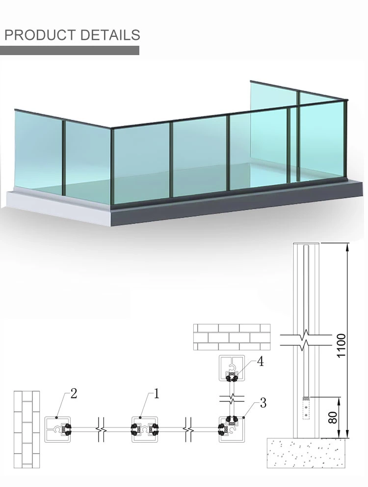 Online Technical Support Fiberglass Superhouse Baluster Base Shoe System in China