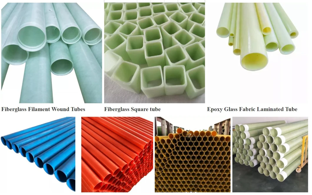 Insulation Material Epoxy Resin Fiberglass Wound Pipe Tube