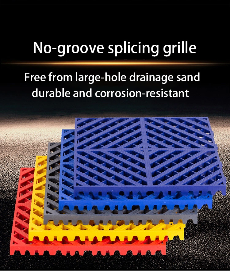 Factory Supply 39X39 Car Wash Molded Plastic PP Floor Grating