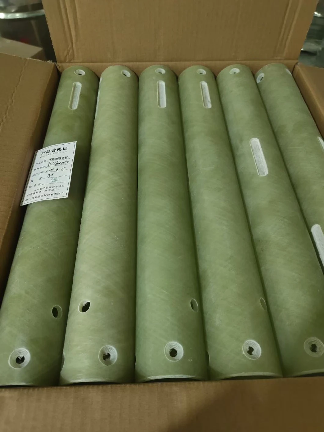 Insulation Material Epoxy Resin Fiberglass Wound Pipe Tube