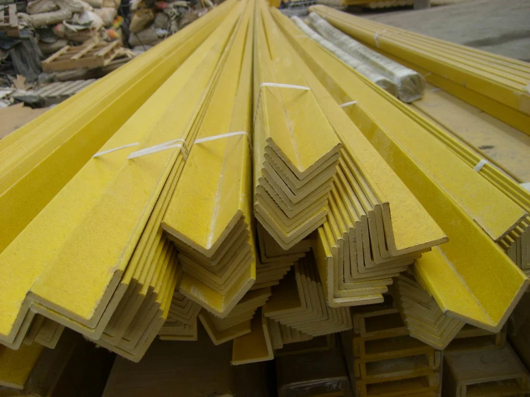 UV Protection High Strength FRP Angle Section, Fiberglass Angle Section