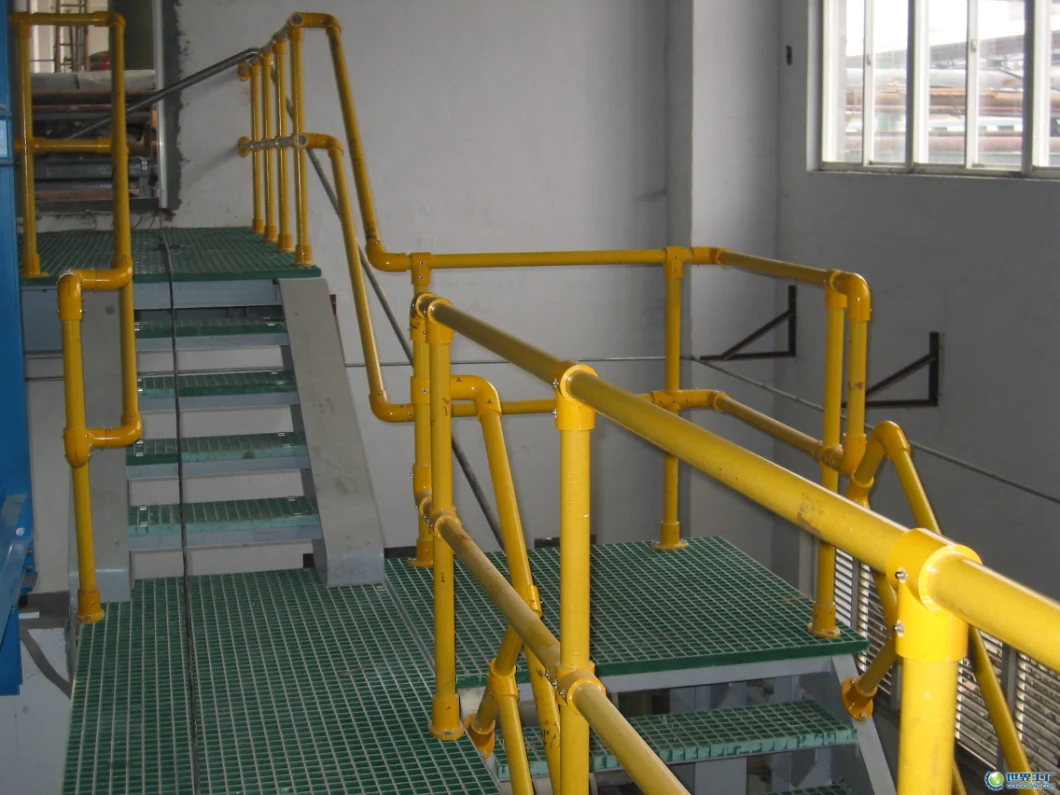 Chemical Resistant Customized Fiberglass/FRP Composite Fence/Handrail