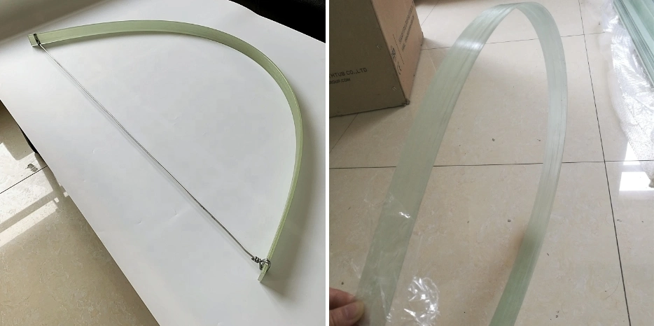 Factory Outlet 31*6.8mm FRP Epoxy Flat Strip Fiberglass Flat Bar for Bow Limbs